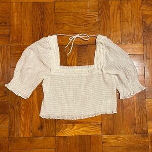 H&M Smocked Crop Top